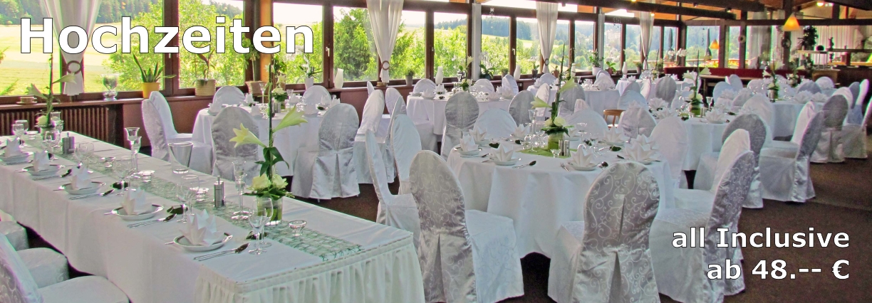 Hochzeit location Angebot all inclusive Buffet